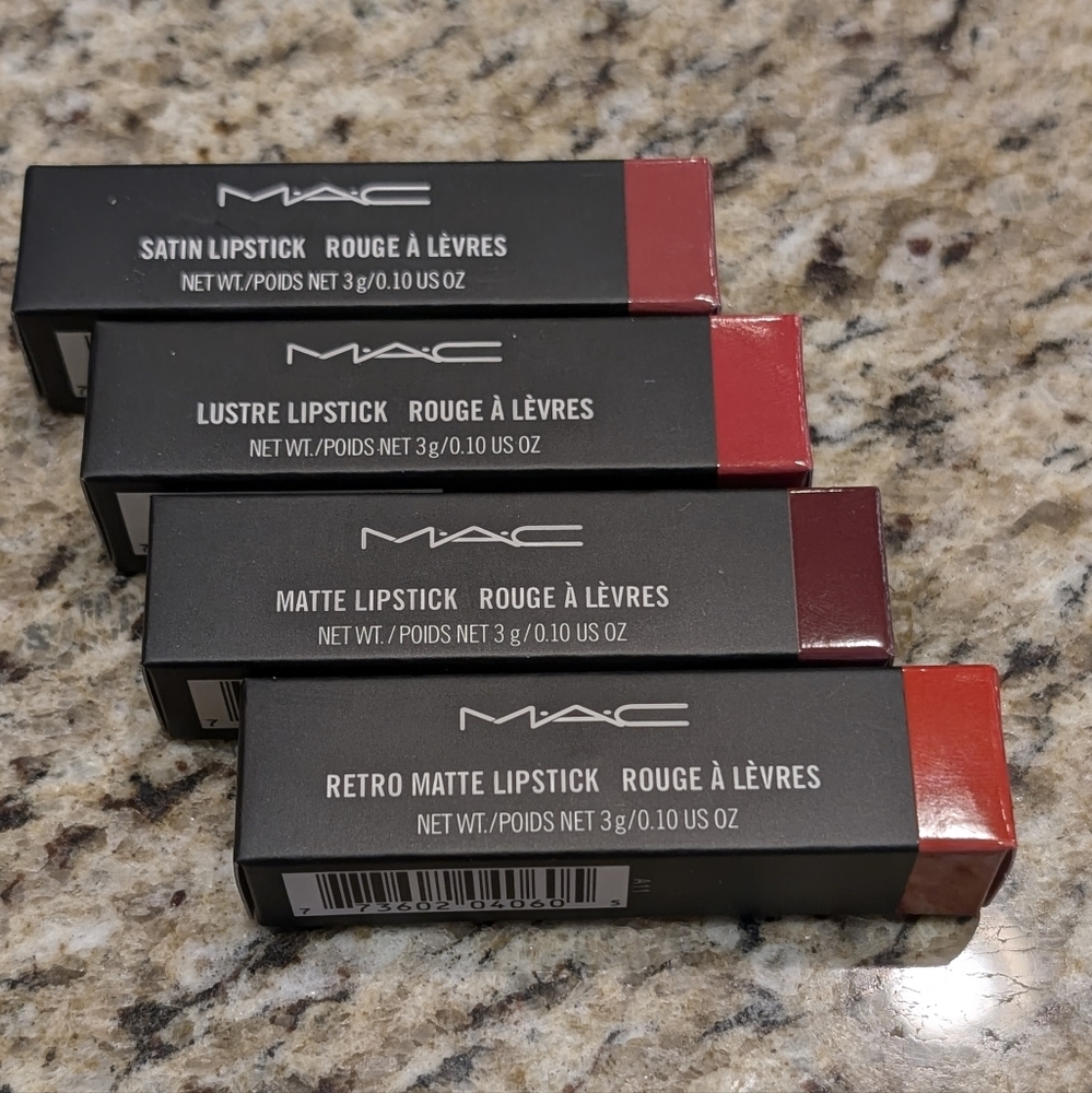 LAST ONE WITH SEE SHEER!  MAC PERFECT RED/BROWN BUNDLE for Holiday Seasons - Picture 2 of 4